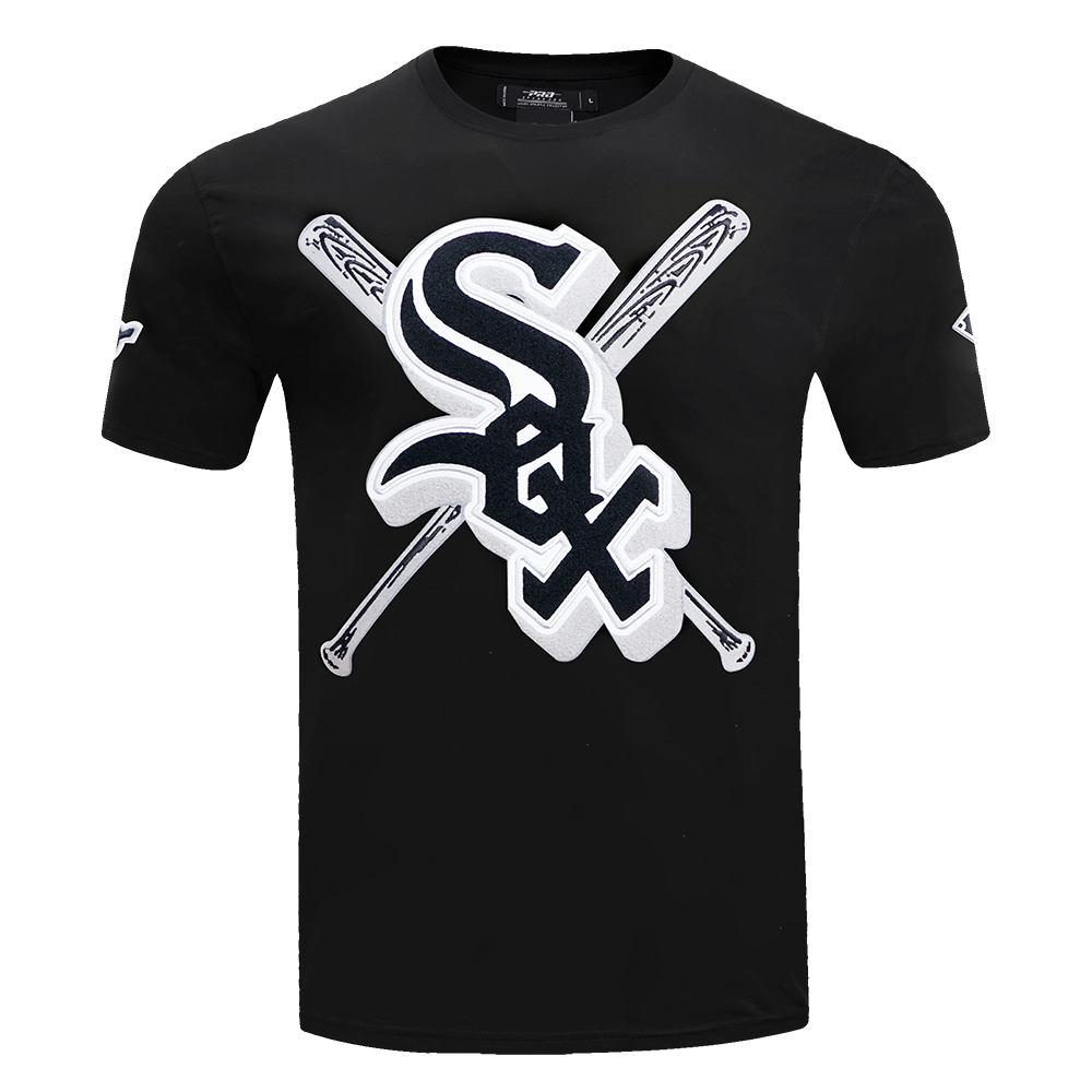 Pro Standard Men's MLB Chicago White Sox Mashup Tee - Black - BLACK